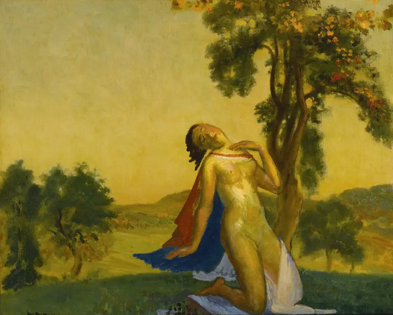 Breathing Sacrifice av Arthur Bowen Davies