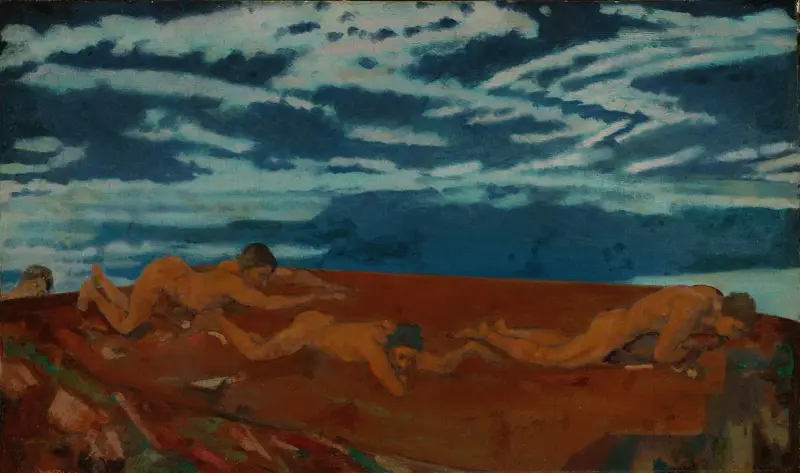 Earths Throat Edge av Arthur Bowen Davies