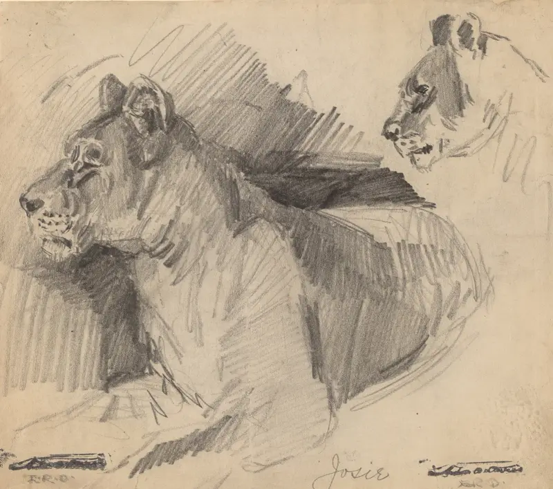 Josie av Arthur Bowen Davies
