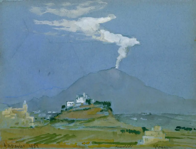 Landschaft (Camaldoli), 1911 von Arthur Bowen Davies