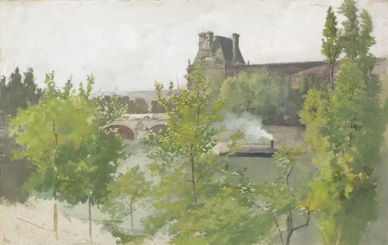 Louvre von Arthur Bowen Davies