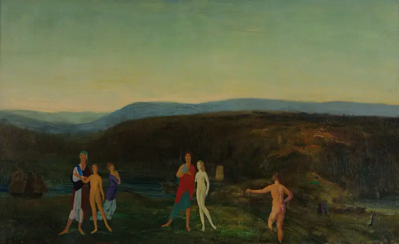 Mittsommerabend von Arthur Bowen Davies