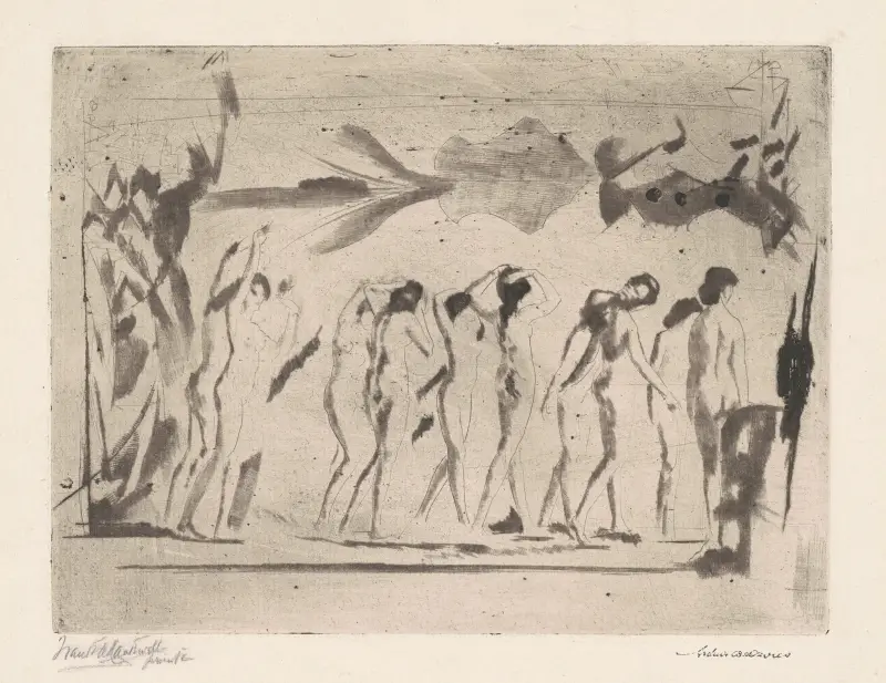 Spegel av illusion av Arthur Bowen Davies