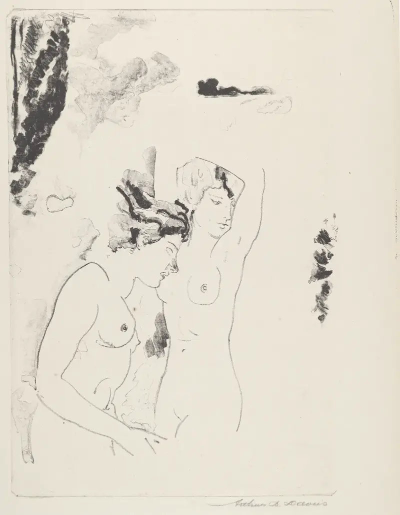 Bäckens nymfer av Arthur Bowen Davies