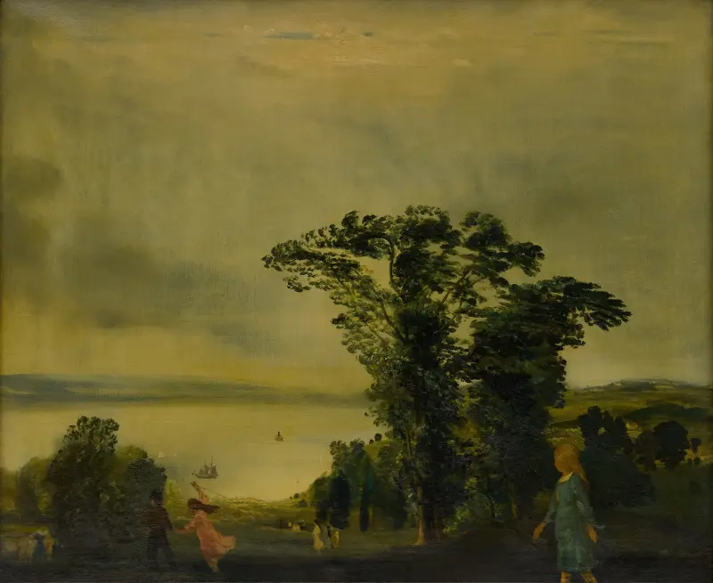 Vår Hudsonflod av Arthur Bowen Davies