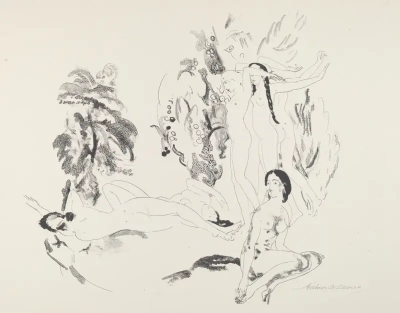 Passing of Dreams av Arthur Bowen Davies