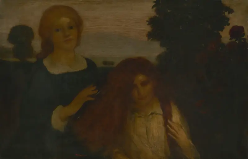 Rose to Rose av Arthur Bowen Davies