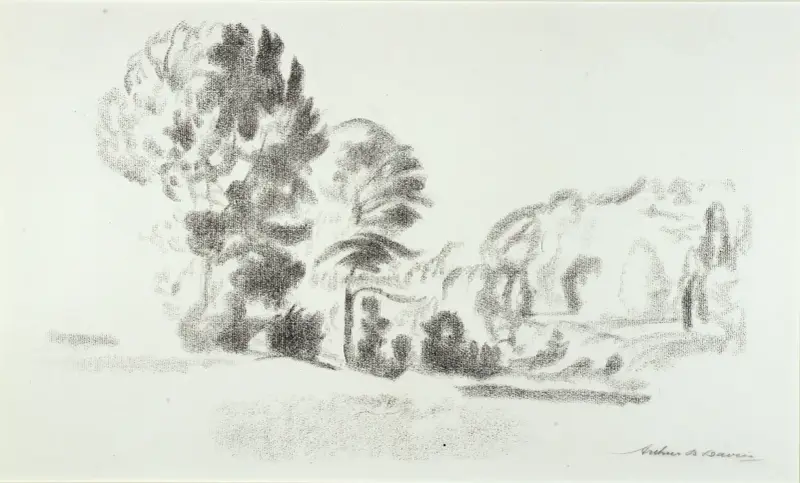 Stranden vid Rockland Lake av Arthur Bowen Davies