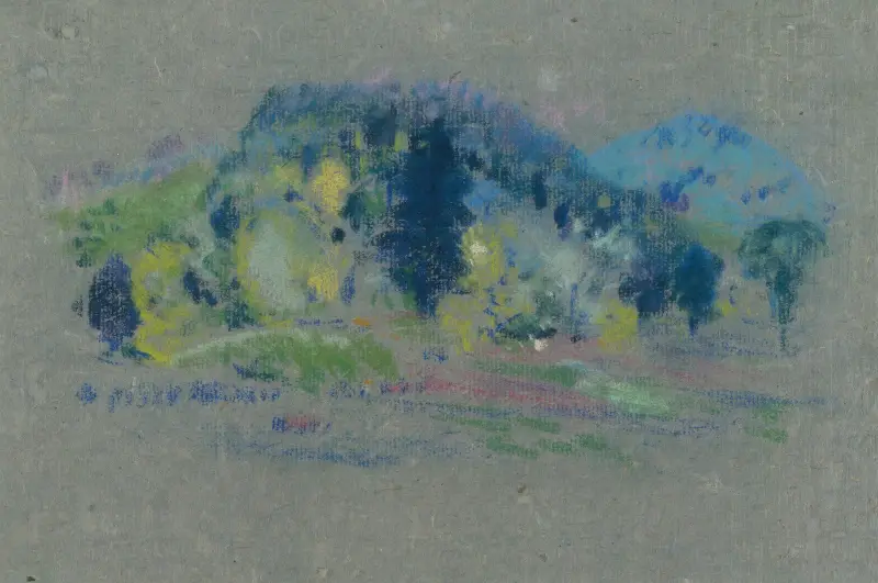 Vårlandskap av Arthur Bowen Davies