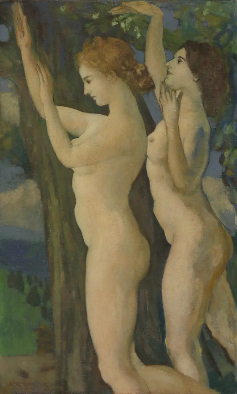 Sweet Tremulous Leaves av Arthur Bowen Davies