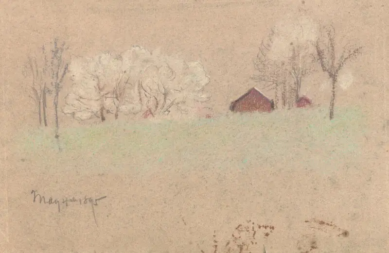 Den röda ladan av Arthur Bowen Davies