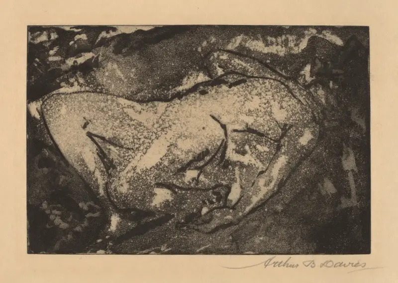 Tragisk figur av Arthur Bowen Davies