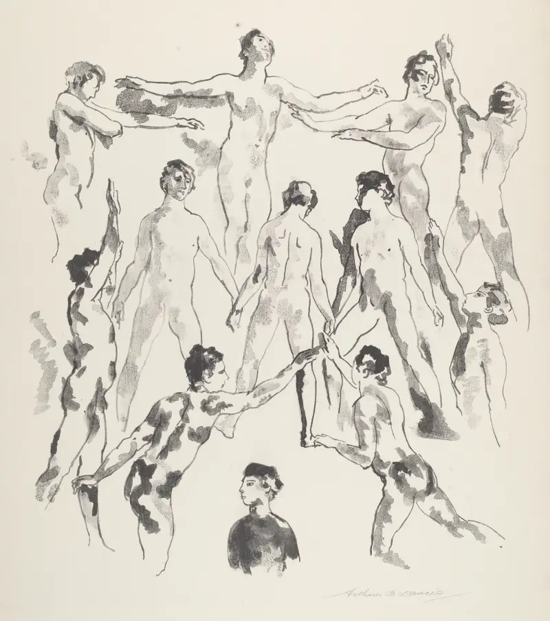Twelve Men av Arthur Bowen Davies