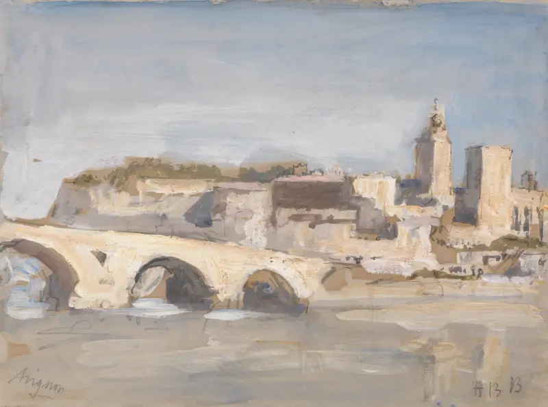 Avignon; most přes řeku, Hercules Brabazon Brabazon