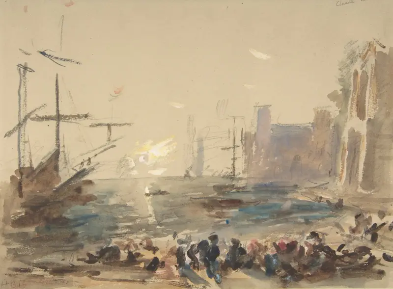 Seascape av Hercules Brabazon Brabazon