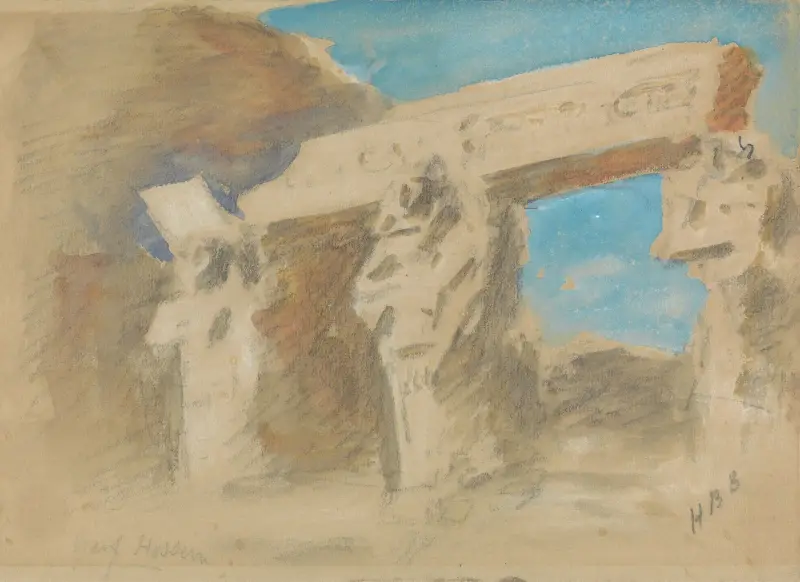 Temple of Gerf Hussein av Hercules Brabazon Brabazon