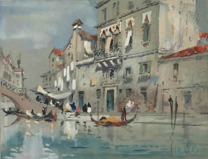 The House Of Tintoretto, Venice av Hercules Brabazon Brabazon