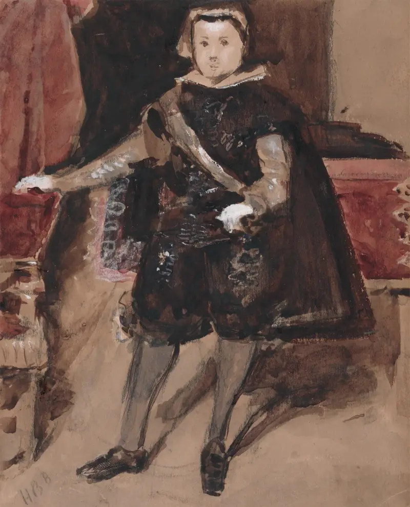 Spädbarnet Balthasar Carlos av Hercules Brabazon Brabazon