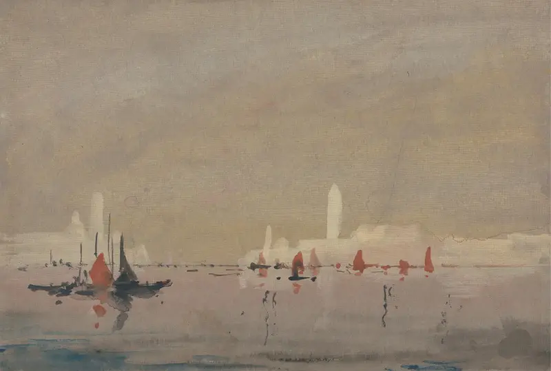 Venedig från lagunen av Hercules Brabazon Brabazon