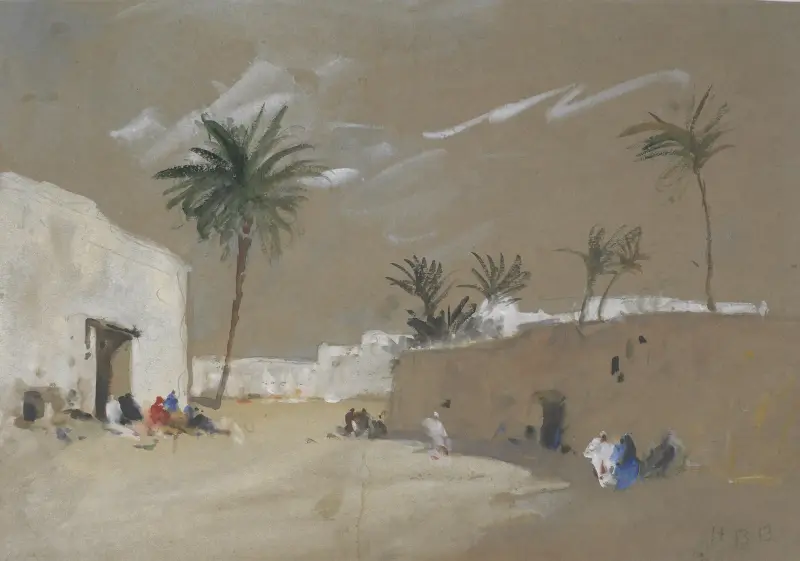 By nära Luxor av Hercules Brabazon Brabazon