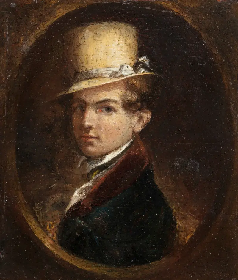 Portrait of a Man in a Top Hat av Samuel Finley Breese Morse