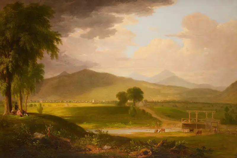 Utsikt över Rutland, Vermont av Asher Brown Durand