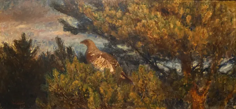 Auerhenne von Bruno Liljefors