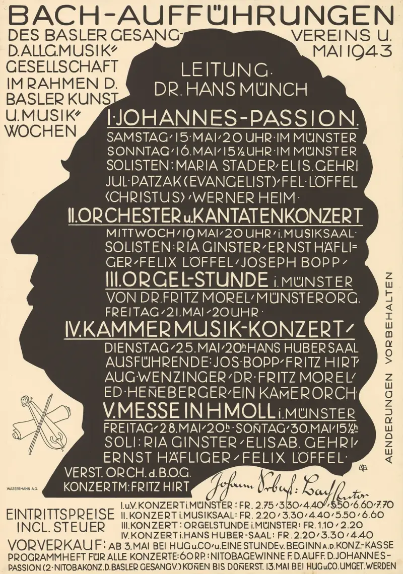 Bach-Aufführungen av Burkhard Mangold