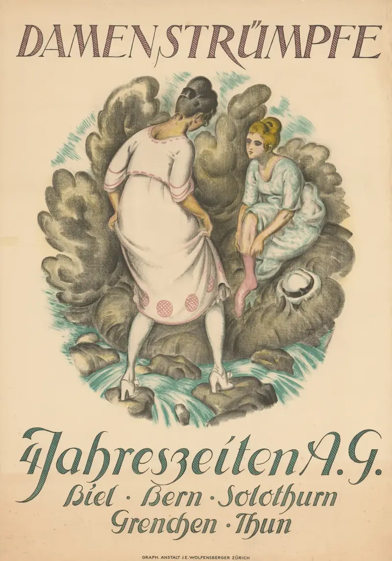 Damenstrümpfe – 4 Jahreszeiten A.G., Burkhard Mangold