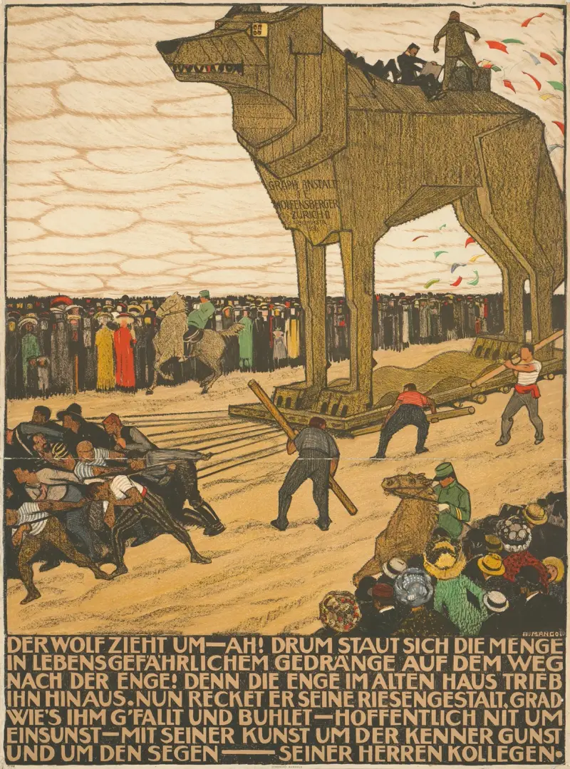 Der Wolf zieht um av Burkhard Mangold