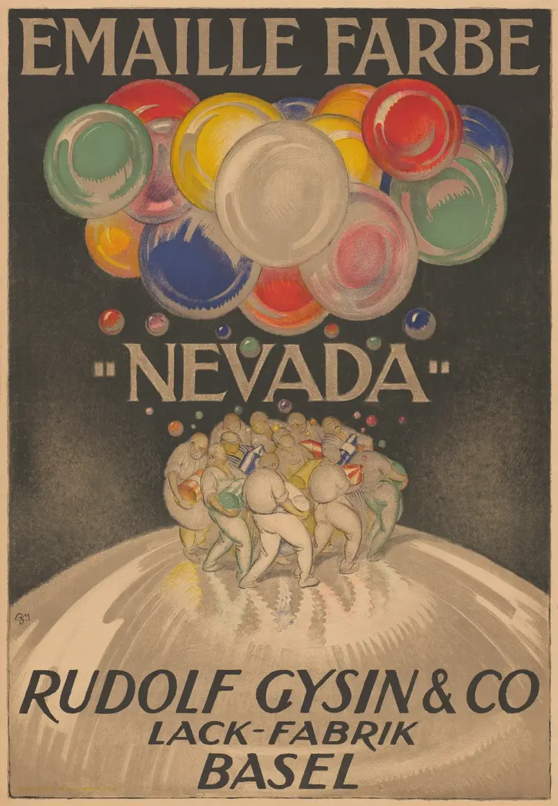 Emaille Farbe ‘Nevada’ – Rudolf Gysin & Co. av Burkhard Mangold