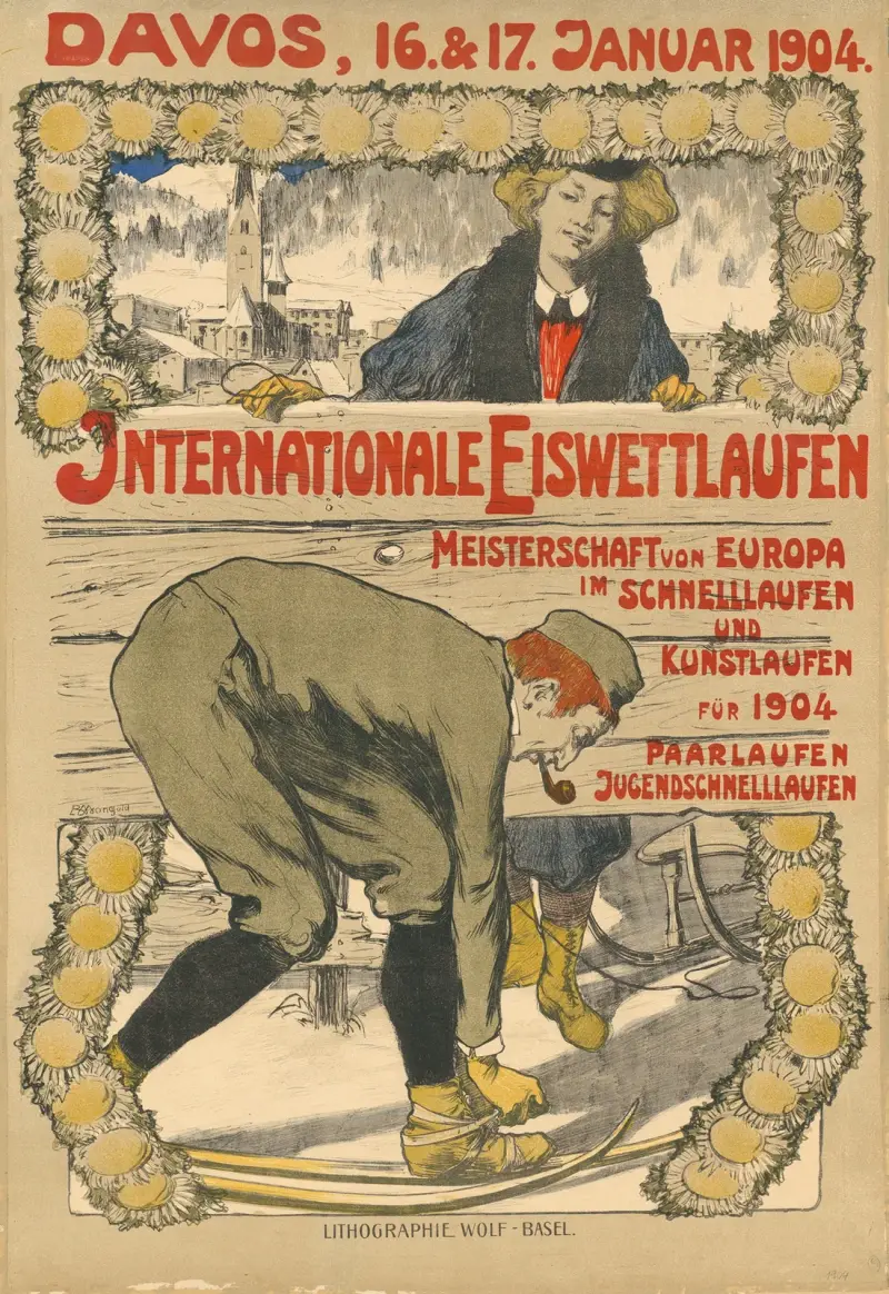 Internationella skridskotävlingen om Europamästerskapet av Burkhard Mangold