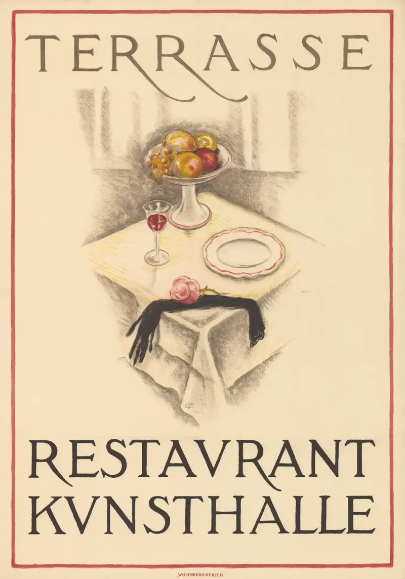 Terrasse – Restaurant Kunsthalle av Burkhard Mangold