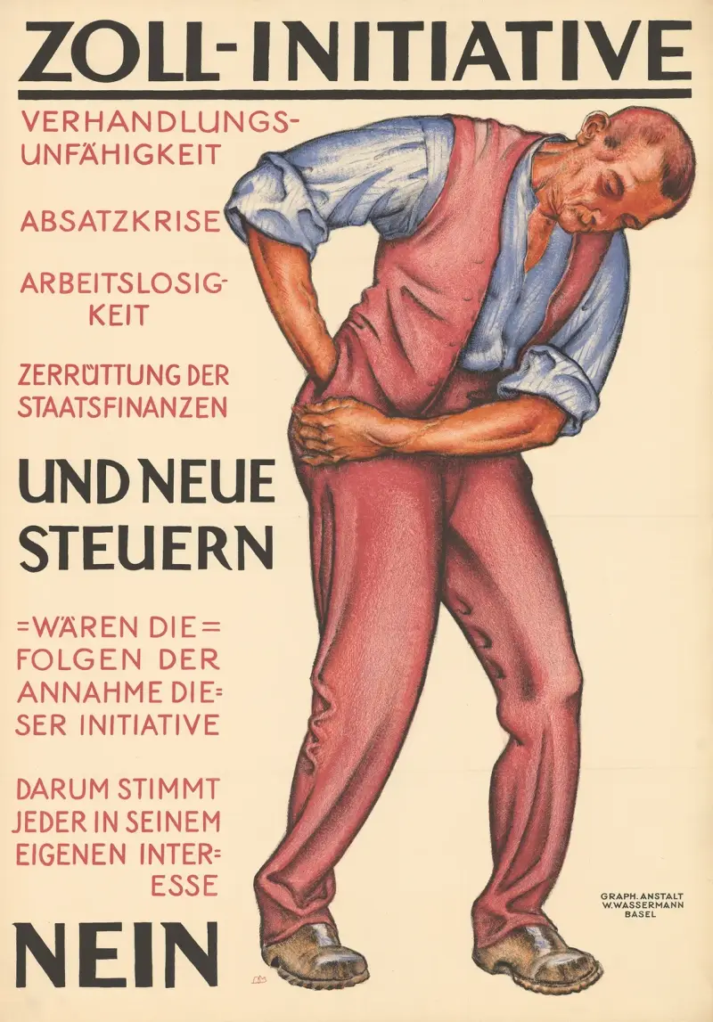 Zoll-Initiative – Nein, dargestellter Ort: Flughafen Sternenfeld von Burkhard Mangold