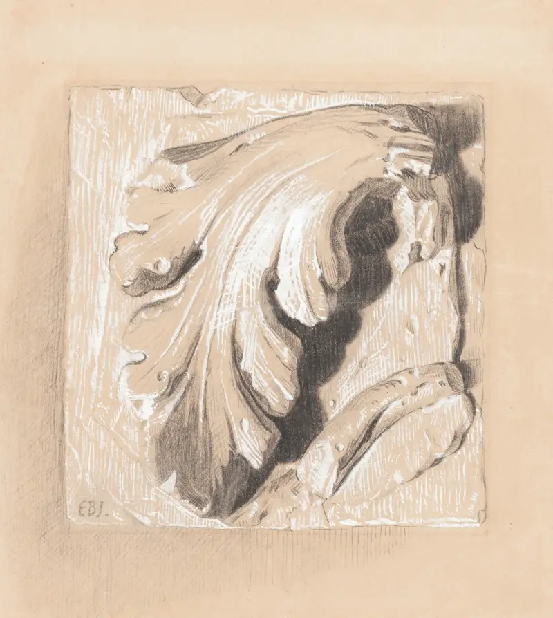 A Fragment from an Antique Frieze av Sir Edward Coley Burne-Jones