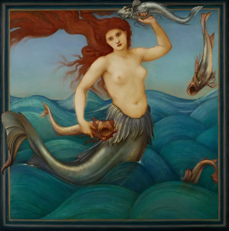 Eine Meernymphe von Sir Edward Coley Burne-Jones