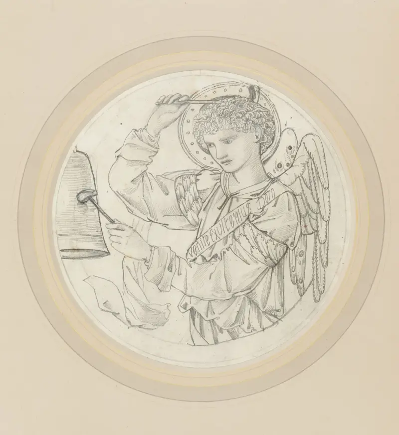 Angel Playing on Bells III av Sir Edward Coley Burne-Jones