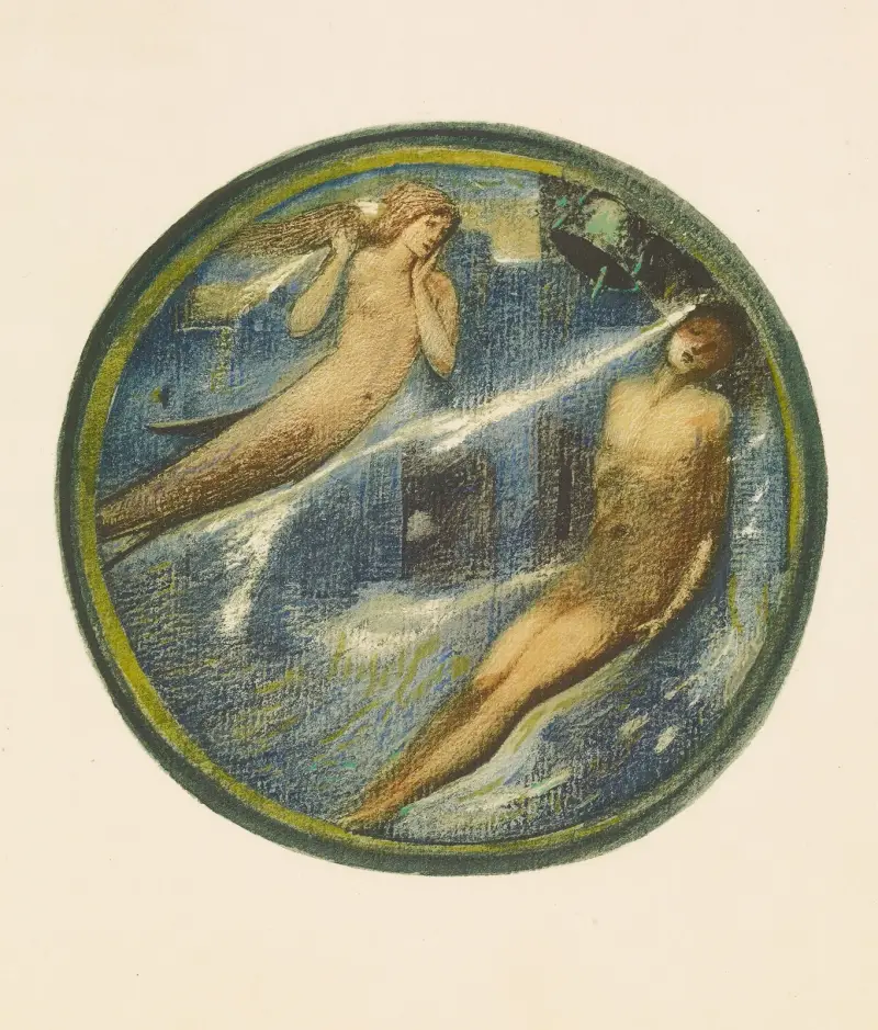 Grave of the Sea av Sir Edward Coley Burne-Jones