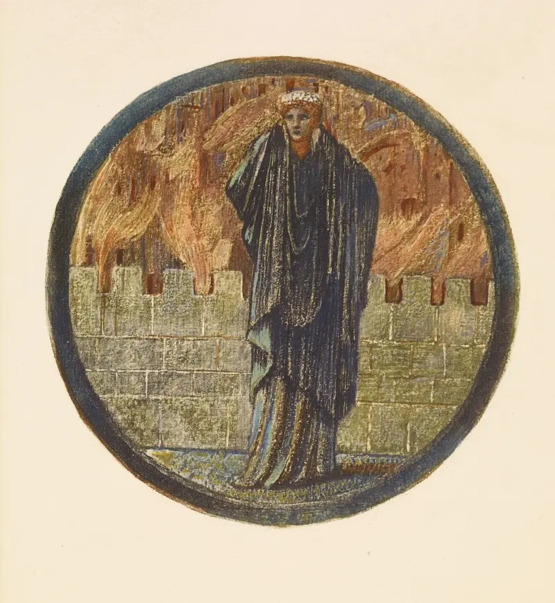 Tränen der Helena von Sir Edward Coley Burne-Jones