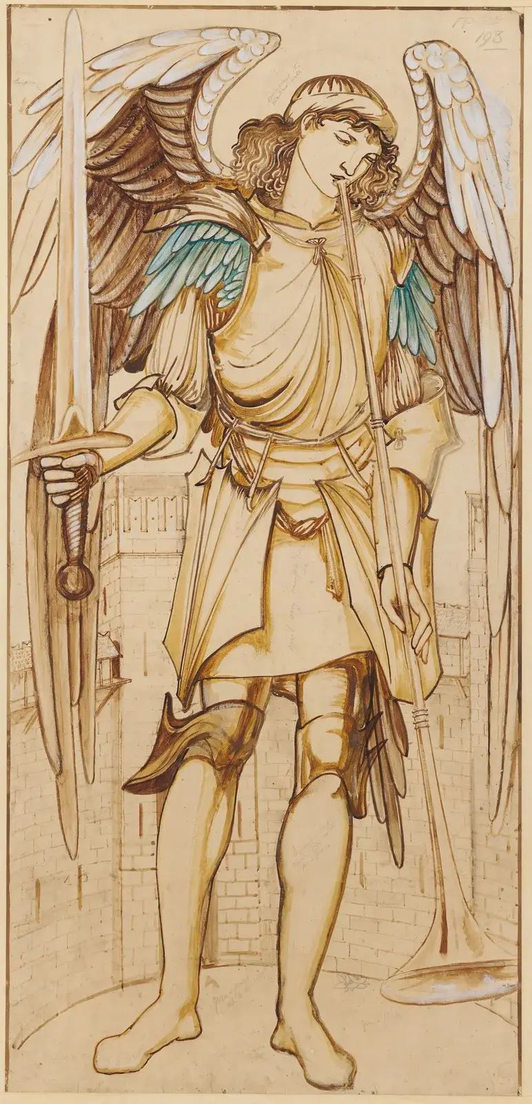 The Angels of the Hierarchy – Archangeli av Sir Edward Coley Burne-Jones