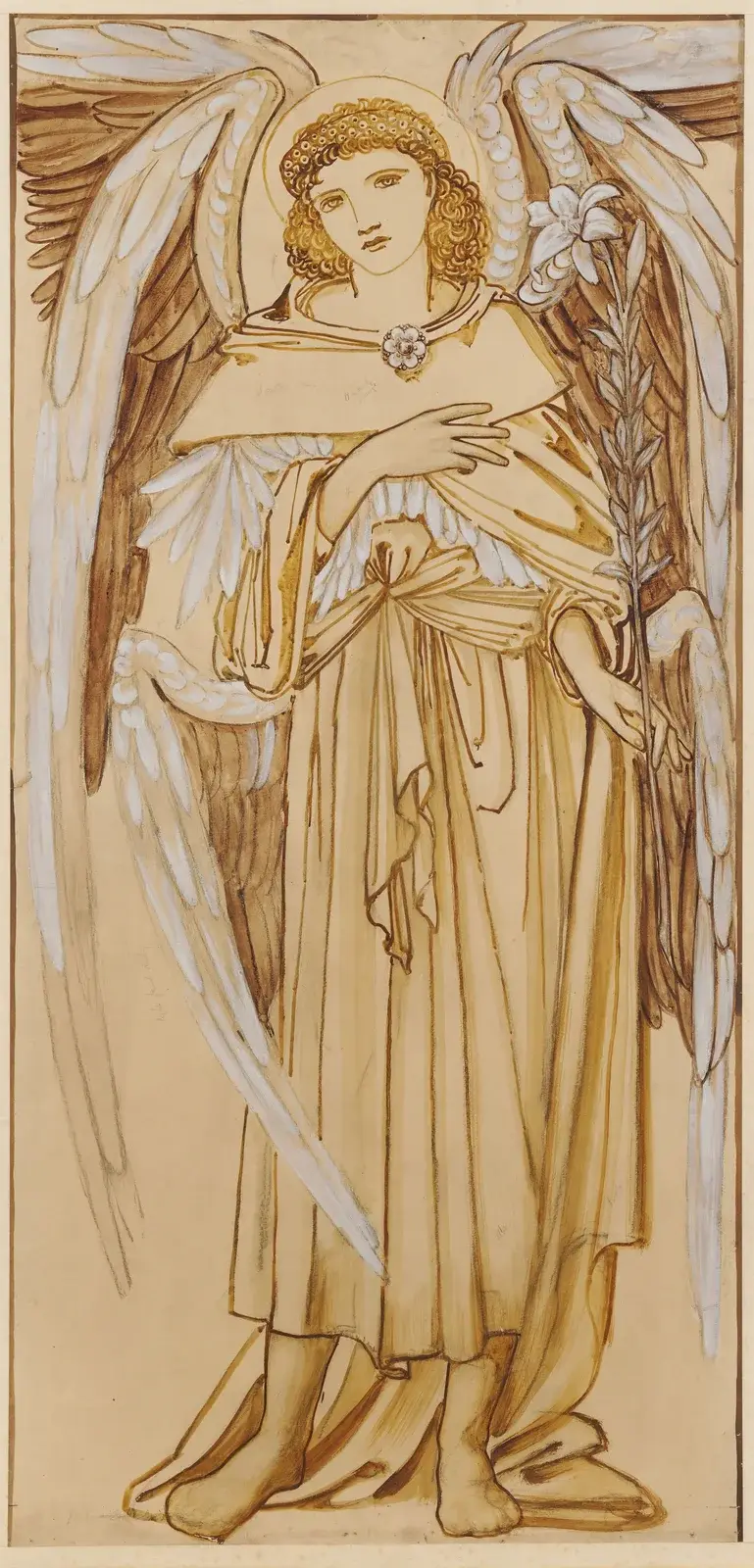 The Angels of the Hierarchy – Dominions av Sir Edward Coley Burne-Jones