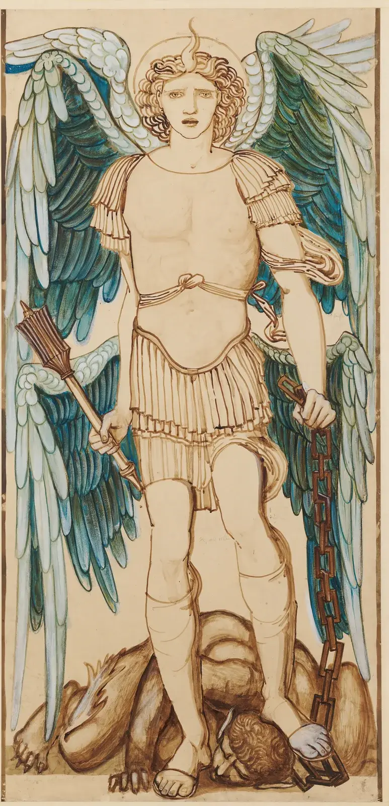 The Angels of the Hierarchy – Principates av Sir Edward Coley Burne-Jones