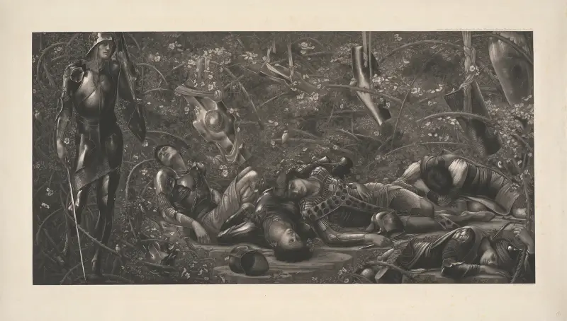 Der Dornenwald von Sir Edward Coley Burne-Jones