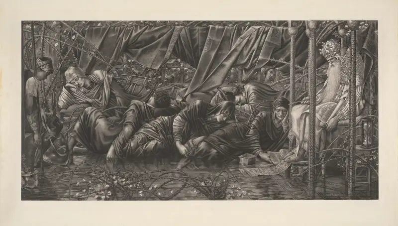 Die Ratskammer von Sir Edward Coley Burne-Jones