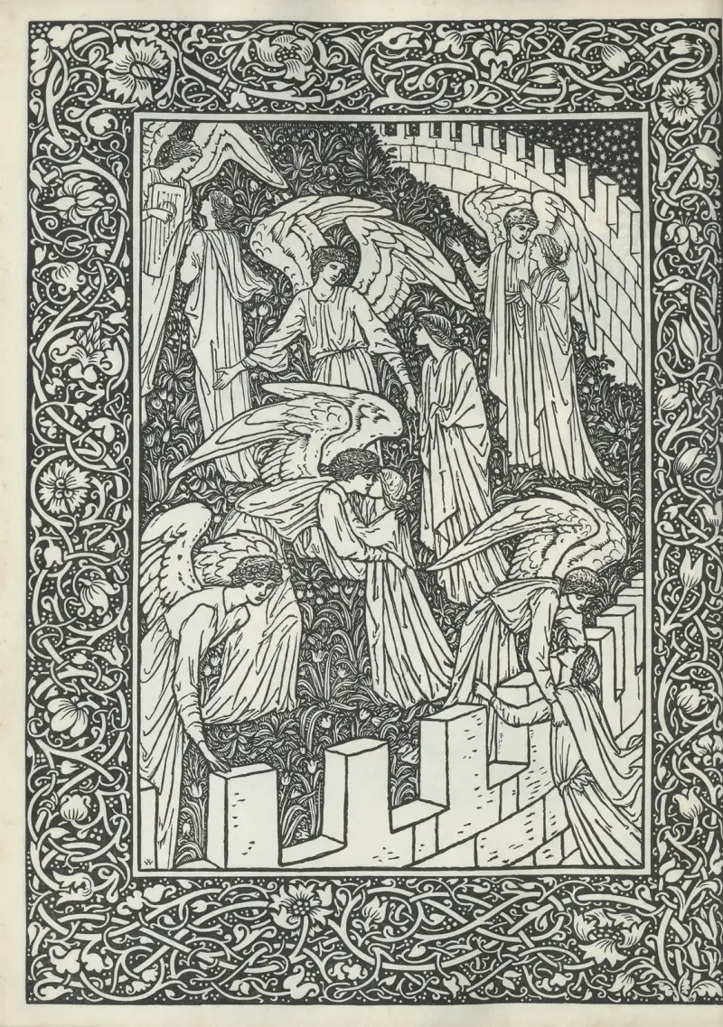 Die goldene Legende, 1892 – Nr. 1 von Sir Edward Coley Burne-Jones