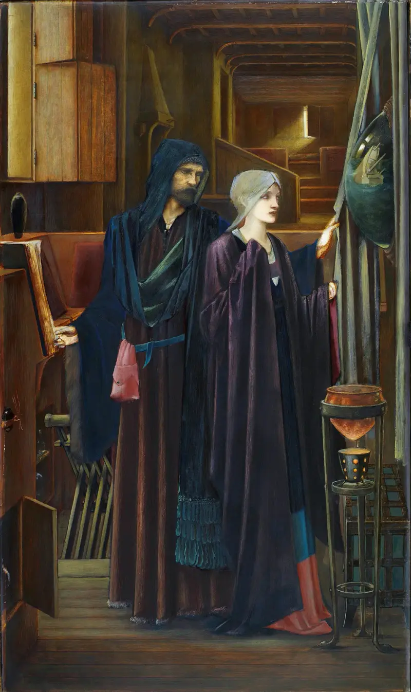 Der Zauberer von Sir Edward Coley Burne-Jones