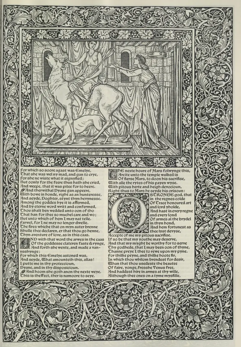 The works of Geoffrey Chaucer Pl.06 av Sir Edward Coley Burne-Jones