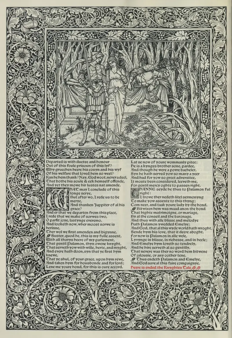 The works of Geoffrey Chaucer Pl.08 av Sir Edward Coley Burne-Jones