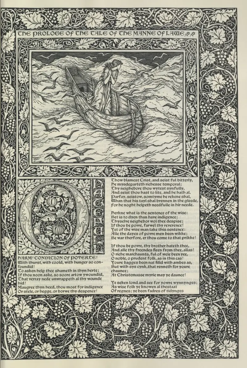 The works of Geoffrey Chaucer Pl.09 av Sir Edward Coley Burne-Jones