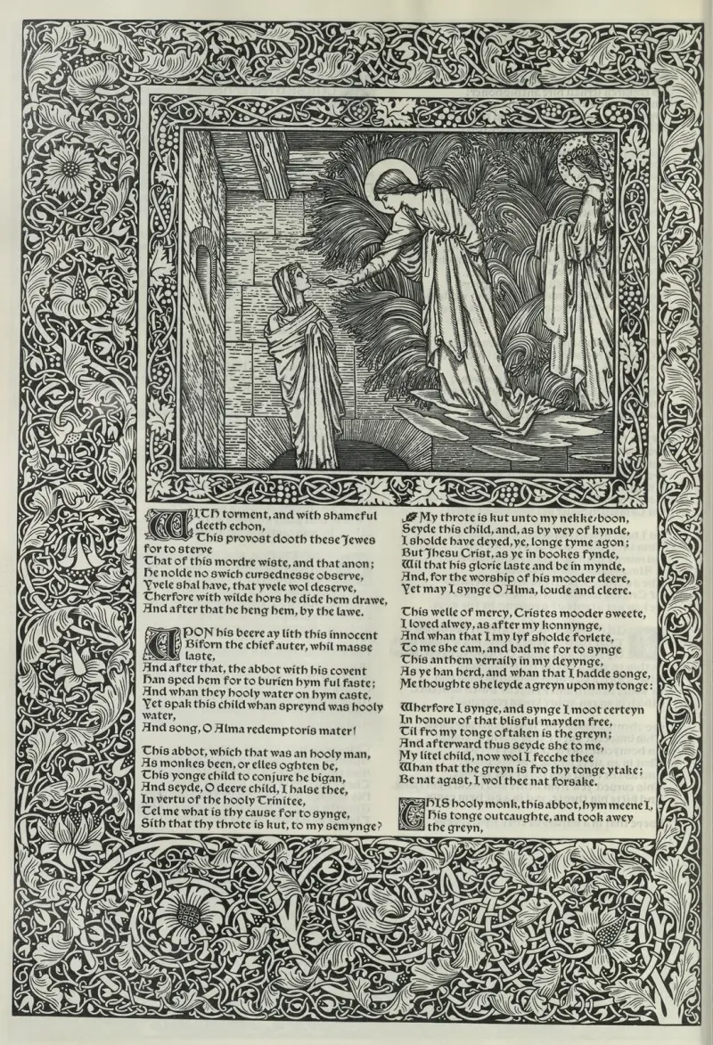 The works of Geoffrey Chaucer Pl.11 av Sir Edward Coley Burne-Jones